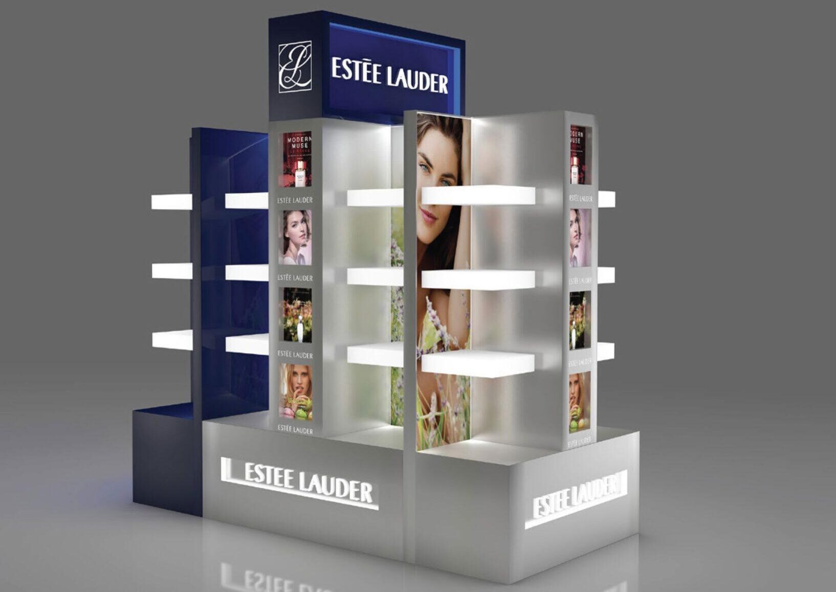 Estee Lauder Point of Sale Design Agency and Packaging Design Agency USA UAE Australia and South Africa